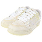 Louis Vuitton LV Trainer Monogram Line Low Cut Sneakers Beige — view 2