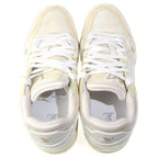 Louis Vuitton LV Trainer Monogram Line Low Cut Sneakers Beige — view 4