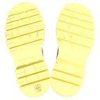 Bottega Veneta Tire Chelsea Boots Side Gore High Cut Black Yellow — view 5