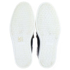 Hermes Perforated Leather Low Cut Sneakers Slip on Black — view 5