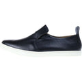 Hermes Perforated Leather Low Cut Sneakers Slip on Black