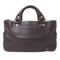 Celine Bag Handbag Leather Boogie Bag Dark Brown Handheld Simple