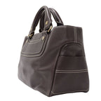 Celine Bag Handbag Leather Boogie Bag Dark Brown Handheld Simple — view 4