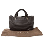 Celine Bag Handbag Leather Boogie Bag Dark Brown Handheld Simple — view 5