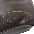 Celine Bag Handbag Leather Boogie Bag Dark Brown Handheld Simple — view 9
