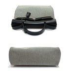Hermes Herbag Zip PM Handbag Ed Toile GM Vache Hunter Silver — view 3