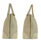 Bottega Veneta Intrecciato Ivory Vfedo Shoulder Bag — view 8