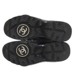 Chanel CC Logo Mesh Sneakers Black — view 5