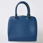 Louis Vuitton Pont Neuf Handbag Epi Leather Blue Gold — view 2