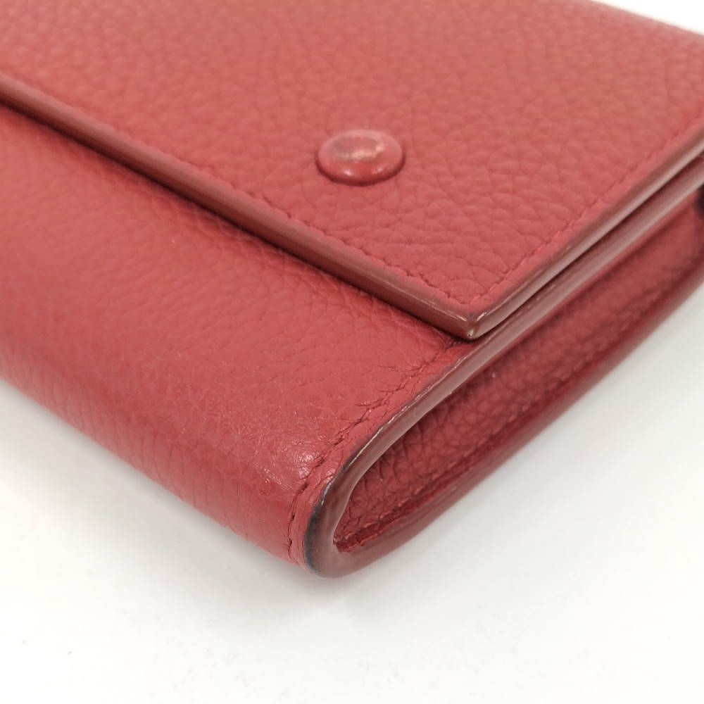 Celine Wallet Leather Red — view 6