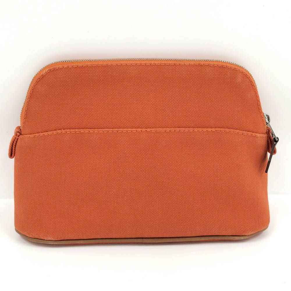 Hermes Bolide Pouch 20 Mini Canvas Orange — view 2