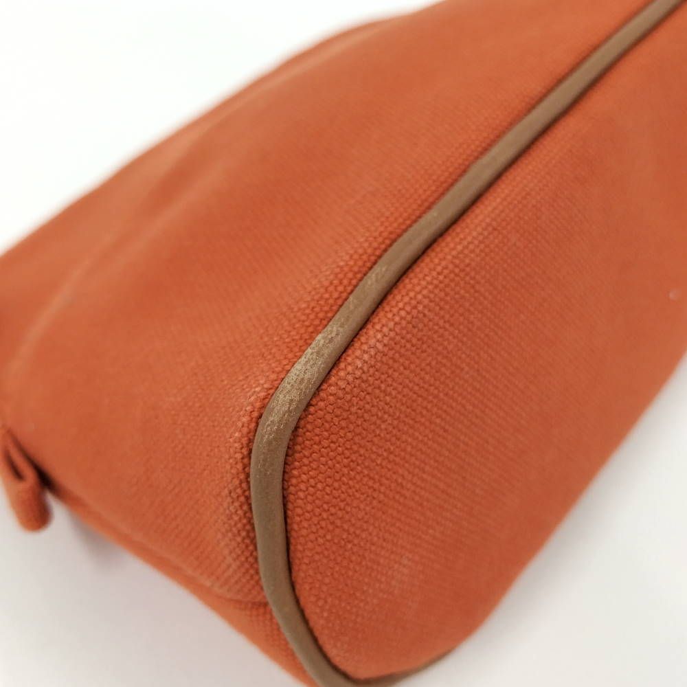 Hermes Bolide Pouch 20 Mini Canvas Orange — view 4