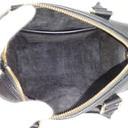 Celine Bag Cuir Triomphe Small Boston Leather Black — view 9