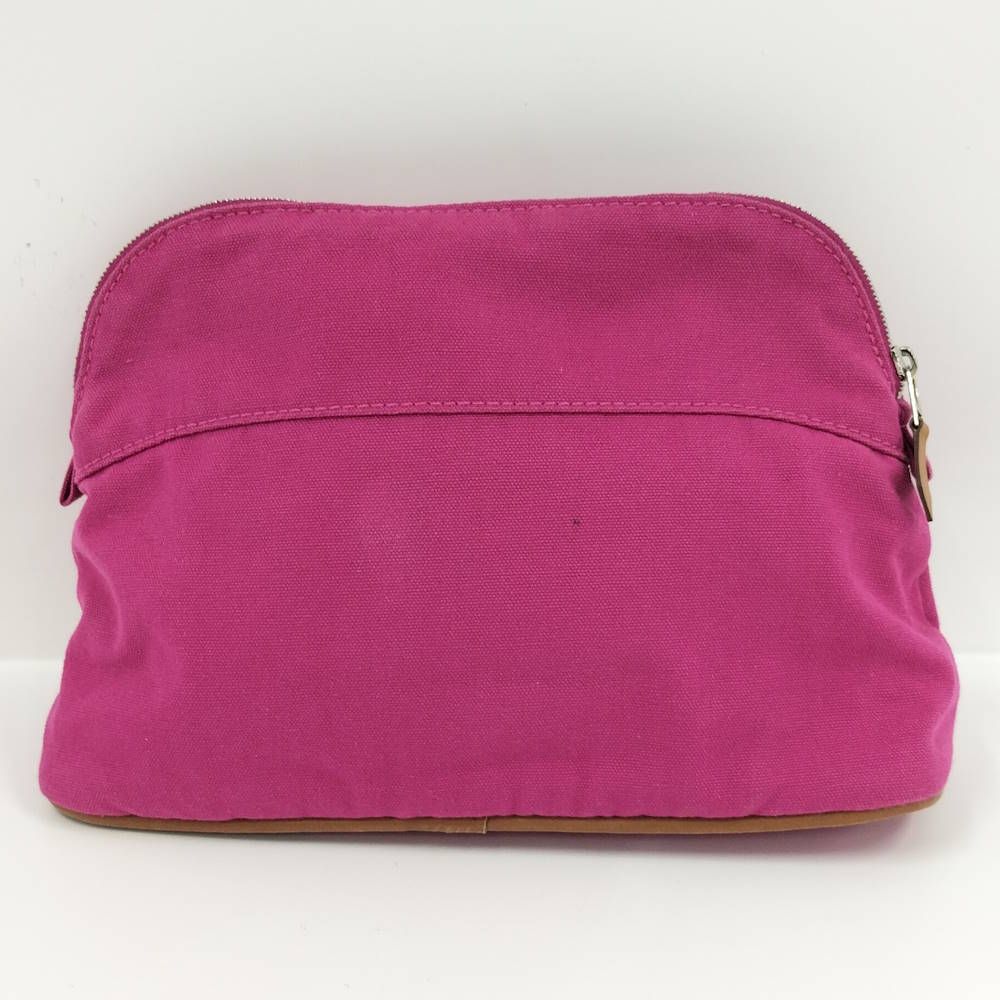 Hermes Bolide Pouch 25 Canvas Pink — view 2
