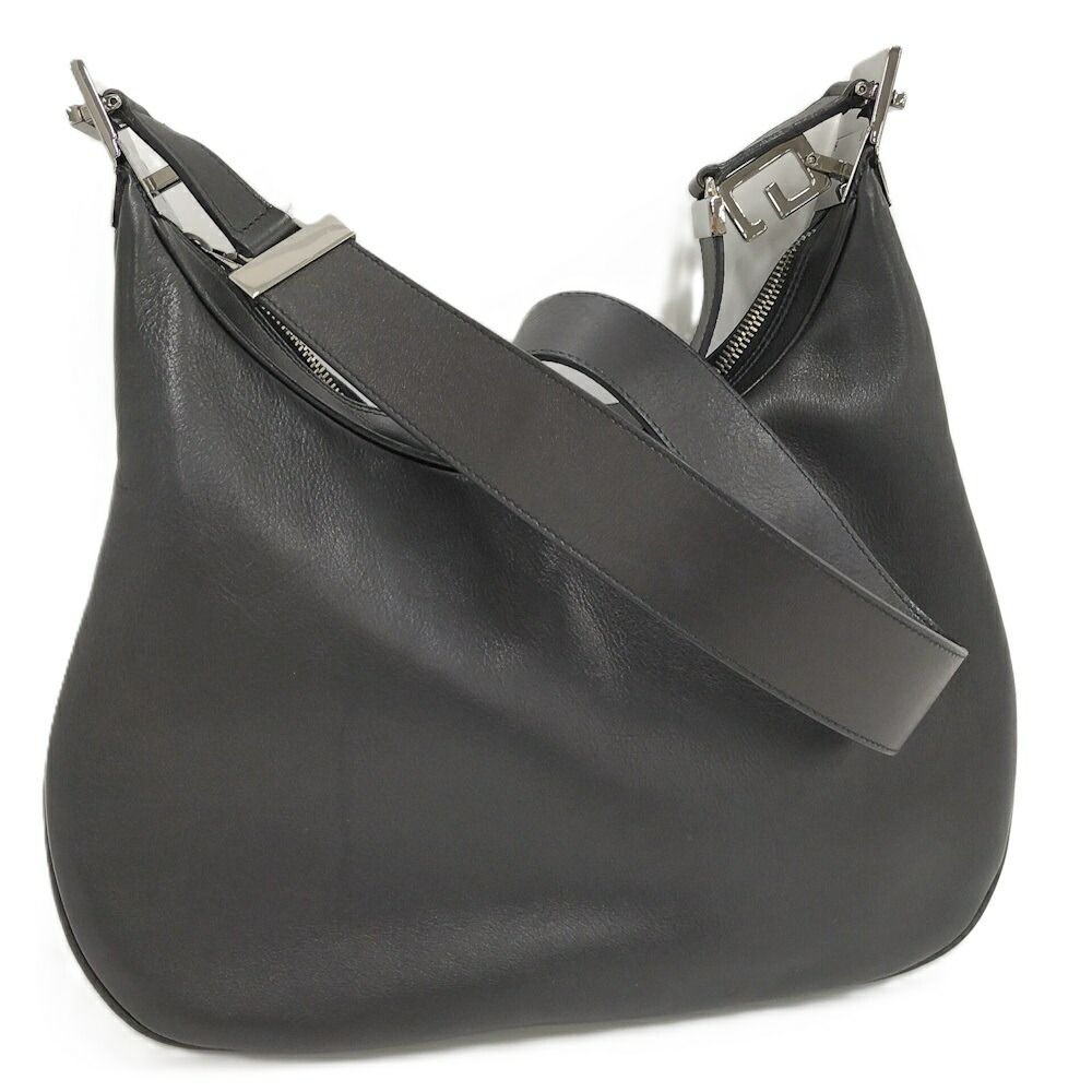 Gucci Hobo Shoulder Bag Leather Black