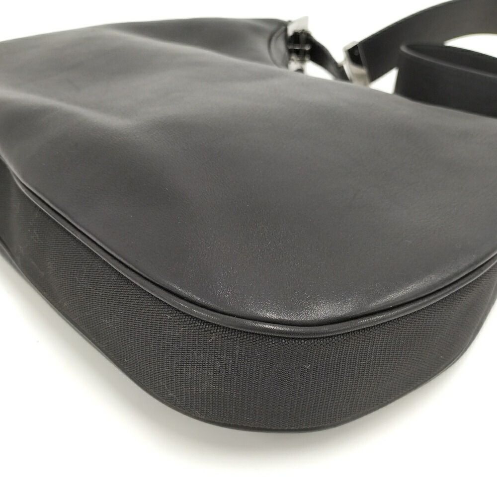 Gucci Hobo Shoulder Bag Leather Black — view 3