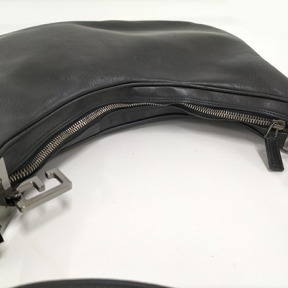 Gucci Hobo Shoulder Bag Leather Black — view 6