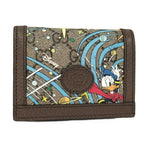 Gucci Disney Donald Duck Compact Wallet GG Supreme Leather Brown