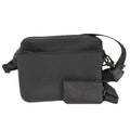 Louis Vuitton Trio Messenger Shoulder Bag Monogram Shadow Leather Black