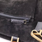Gucci Bag Bamboo Suede Black — view 7