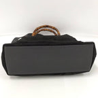 Gucci Bag Bamboo Suede Black — view 5