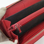 Gucci Zip Around Wallet Soho Interlocking Leather Red — view 8