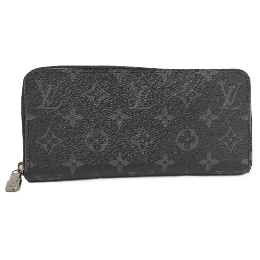 Louis Vuitton Zippy Wallet Horizontal Zip Around Monogram Eclipse