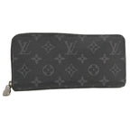 Louis Vuitton Zippy Wallet Horizontal Zip Around Monogram Eclipse