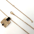 Hermes Irene Necklace Gold Black Plated — view 4