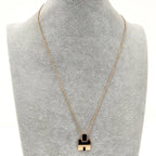 Hermes Irene Necklace Gold Black Plated — view 9