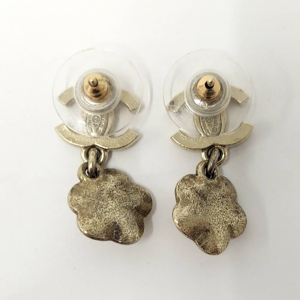 Chanel Earrings Rhinestone Coco CC — view 2