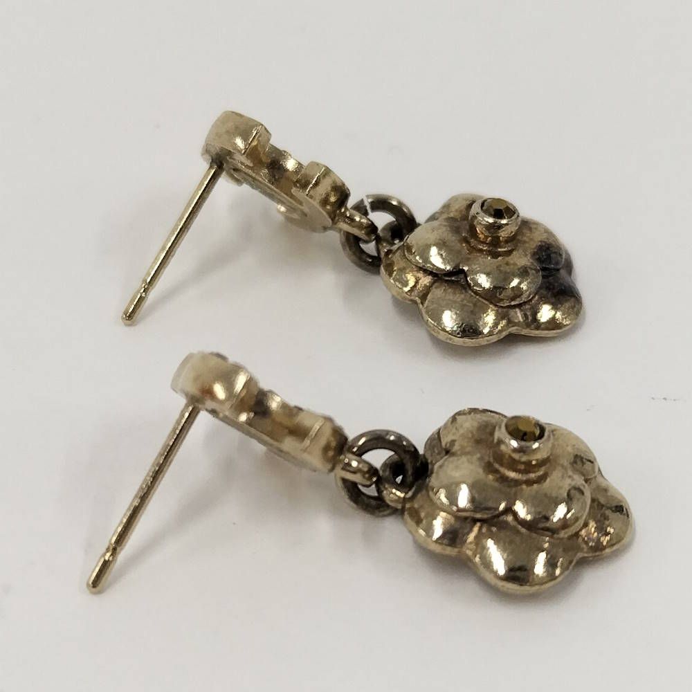 Chanel Earrings Rhinestone Coco CC — view 5