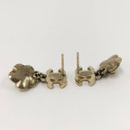 Chanel Earrings Rhinestone Coco CC — view 6