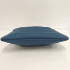 Hermes Trim 38 Handbag Leather Blue — view 4