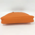 Hermes Masai PM Shoulder Bag Leather Orange — view 4