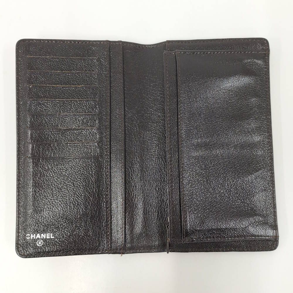 Chanel Bicolor Gold Black Bifold Wallet — view 2