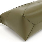Loewe Puzzle Fold Wash Bag Handbag Leather Khaki — view 5