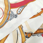 Hermes Carre 90 Scarf Silk Wheels to Freedom — view 7
