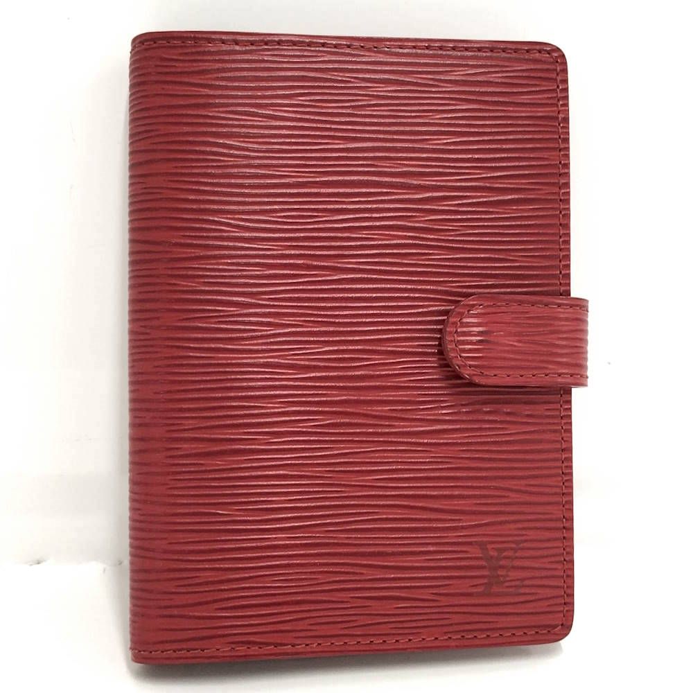 Louis Vuitton Agenda PM Notebook Cover Epi Castilian Red
