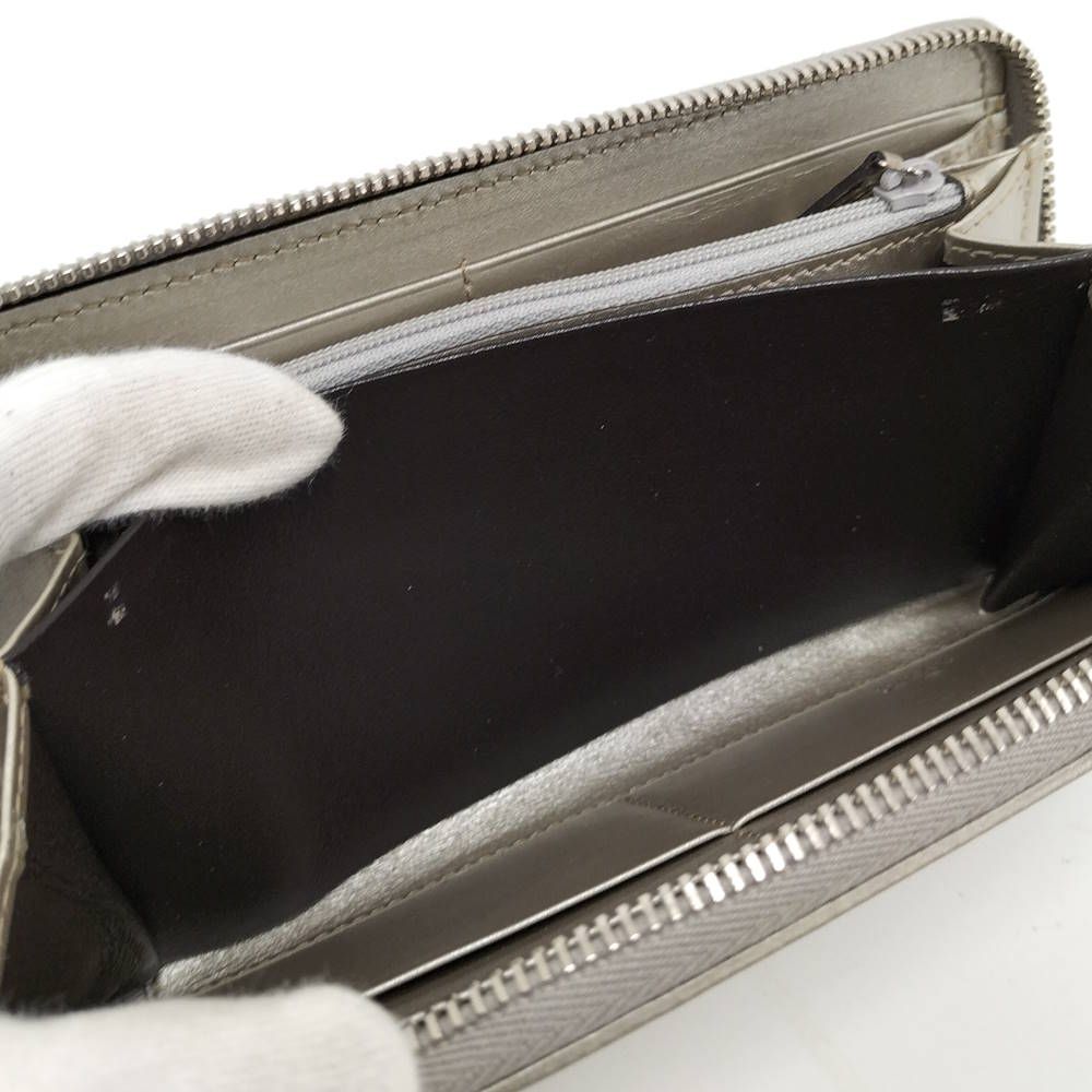 Gucci Zip Around Wallet GG Supreme Coating Silver — view 8