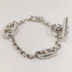 Hermes Chaine D'ancre Farandole ST Silver Bracelet — view 3