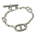 Hermes Chaine D'ancre Farandole ST Silver Bracelet