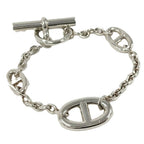 Hermes Chaine D'ancre Farandole ST Silver Bracelet