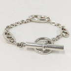 Hermes Chaine D'ancre Farandole ST Silver Bracelet — view 2