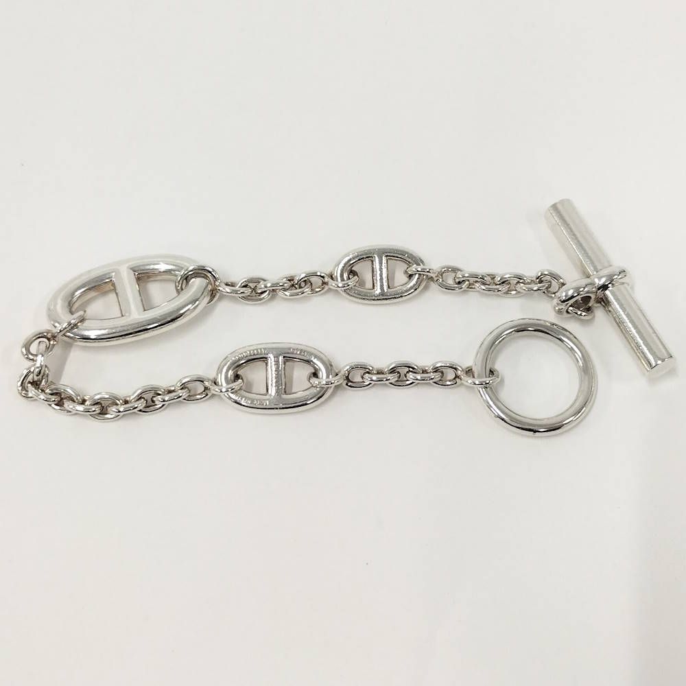 Hermes Chaine D'ancre Farandole ST Silver Bracelet — view 5