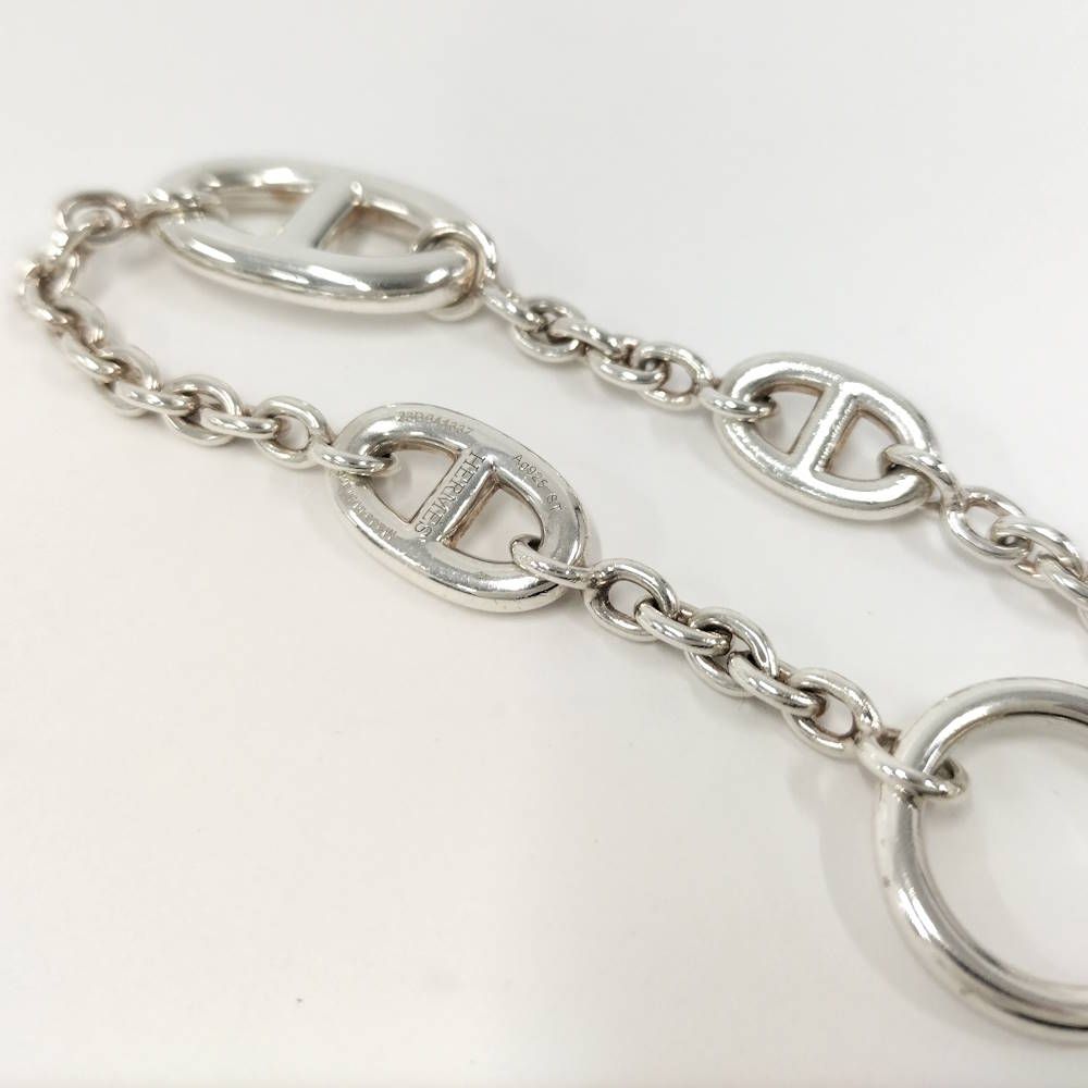 Hermes Chaine D'ancre Farandole ST Silver Bracelet — view 7