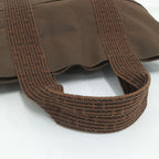 Hermes Her Line Cabas Tote Canvas Brown — view 5