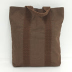 Hermes Her Line Cabas Tote Canvas Brown — view 2