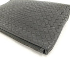Bottega Veneta Clutch Intrecciato Leather Gray — view 5