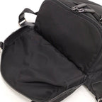 Prada Shoulder Bag Triangle Plate Nylon Black — view 8